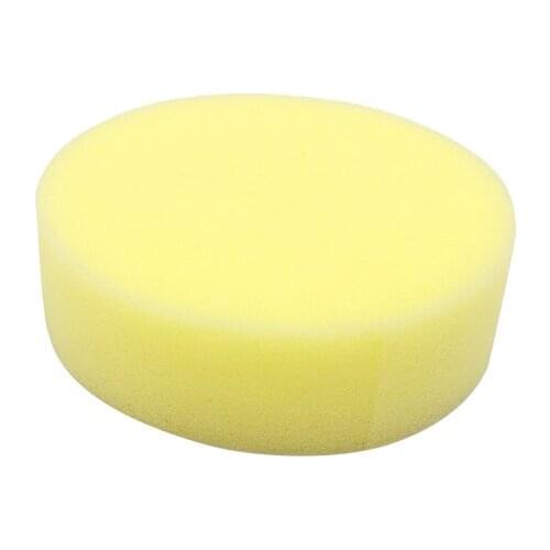 1PCS Car Vehicle Wax Polish Foam Sponge Hand Soft Wax Yellow Sponge Pad/Buffer for Car Detailing Care Wash Clean