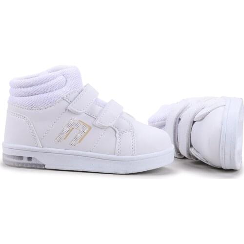 Kiko Kids Pkmn Throated Velcro Luminous Girls/Boys Sports Boots Shoes