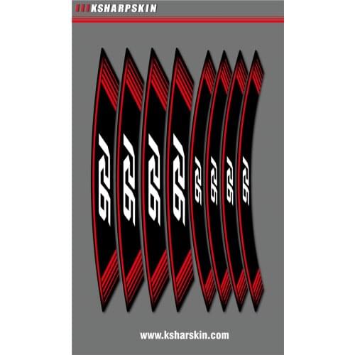 Creative transformation motorcycle sticker accessories tire wheel reflective decorative decal for YAMAHA R6