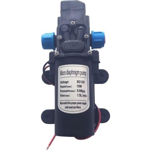 Small household diaphragm pump pumping booster pump household tap water 12V15W