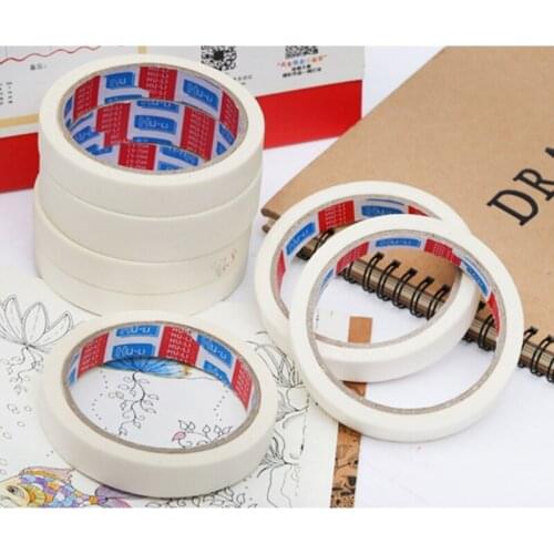Masking Tape 15/18/24mm Single Side Tape Adhesive Crepe Paper For Oil Painting