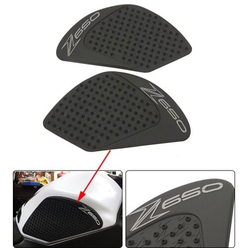MTCLUB For KAWASAKI Z650 2017 Z650 Z 650 Motorcycle 3M Anti slip Gas Tank Pad Side Gas Knee Grip Traction Pads