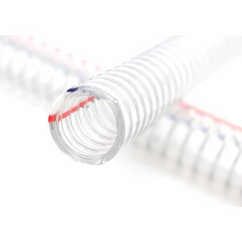 1 meter PVC Steel Soft Hose Transparent High Resistant Antifreeze Plastic Water Pipe Hydraulic Vacuum Oil pipe