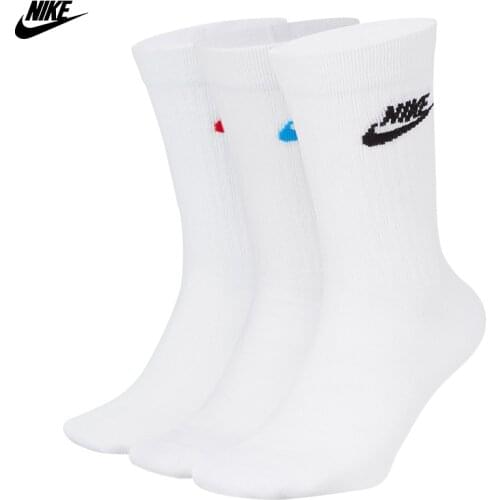 Original Nike Sportswear Everyday Essential Crew (3 Pair) Unisex Socks-SK0109-911 Multi Color