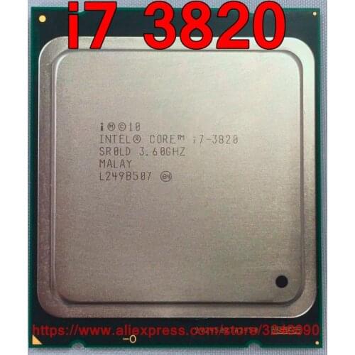 Intel Core i7 i7 3820 processor i7-3820 Desktop CPU Quad-cores 3.60GHZ 10MB 32nm LGA2011 free shipping