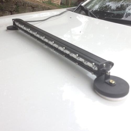 Rubberized Magnet base Roof mounts Led Spot beam light bar 20 inch Car led driving Flood light 4x4 Offroad truck Led work lights