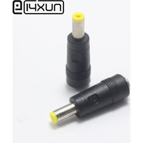EClyxun 1pcs/lot 5.5 2.5 mm DC Power 5.5 x 2.5mm Male Plug to 5.5 2.1 mm DC 5.5 x 2.1mm Female Jack Adapter Connector