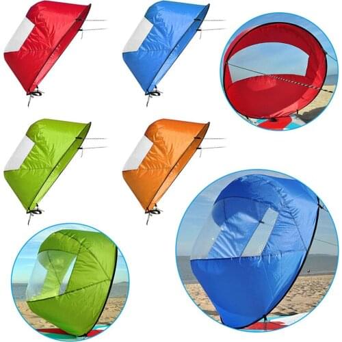 Foldable 40cm Kayak boat Wind Sail Paddle Board Sail Summer Surfing Wind Paddle Kayak Sail Durable Downwind Paddle Rowing Boats