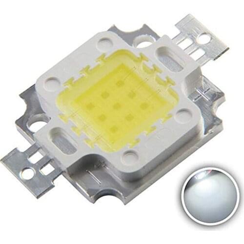5pcs Integrated High power cob 10W LED Beads White/Warm white 900mA 9.0-12.0V 900-1000LM 24*40mil Chips