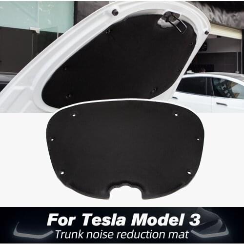 VXVB For Tesla Model 3 2021 Accessories Sound Insulation Shock Plate Hood Protective Pad Sunshade Model Three Accessories Model3
