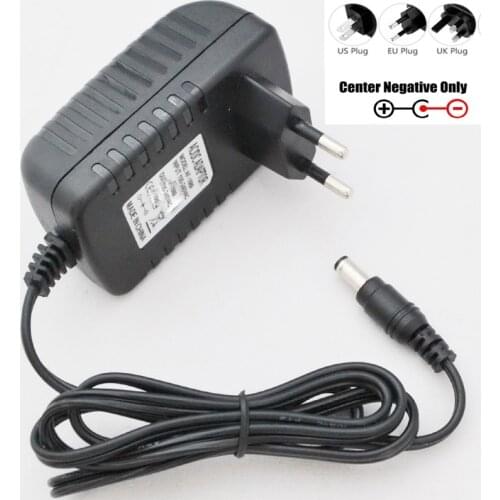 1PCS High quality AC/DC 9V 2A Switching Power Supply adapter Reverse Polarity Negative Inside EU plug 5.5mm x 2.1mm-2.5mm