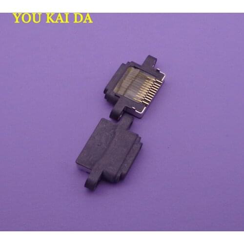 Black 10pcs DC Power Jack Mini USB Jack for Apple iPad 5 iPhone Ipad Mini 2 Charging Port Female Socket Micro USB Jack Connector