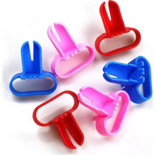 2Pcs Balloon Knotter Plastic Latex Fastener Strip Birthday Balloon Stand Holder Knot Tool Balloon Quick Knot Ballons Accessories