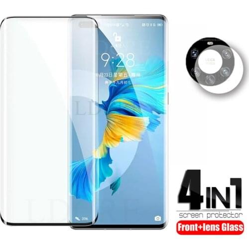 3D Full Cover Screen Protector For Huawei Mate 40 Pro Glass For Huawei Mate 40 Pro Plus Camera Glass For Huawei Mate 40 Lens