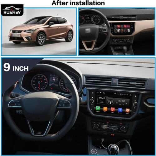 Android 9 No Car DVD Player GPS navigation For SEAT Ibiza 2018 2019 Car radio player multimidia Auto stereo head unit tape video
