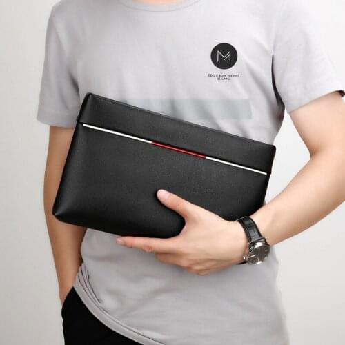 Brand Men Clutch Bags Fashion Male Leather Purse Mens Wallets Large Capacity Handy Bags Man Bags Phone Ipad Clutch