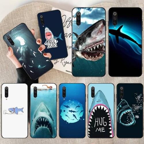 PENGHUWAN ocean Whale Sharks fish Black Soft Shell Phone Case Capa for Redmi Note 8 8A 7 6 6A 5 5A 4 4X 4A Go Pro Plus Prime