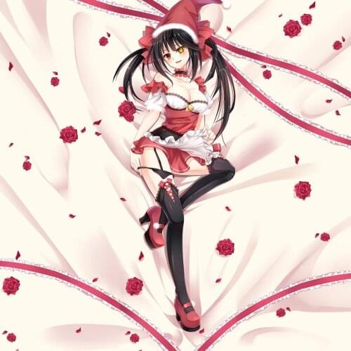 Date A Live Nightmare Tokisaki Kurumi Anime 3D Bedding Bed Sheet Bedsheet Quilt 150*200cm Animation Blanket