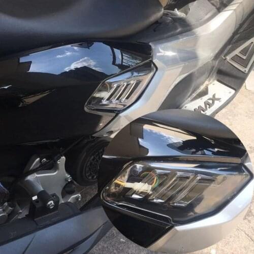 Modified motorcycle nmax155 nmax pc perspective clear side guard protect cover cap shell for yamaha nmax155 nmax125 2016-2019