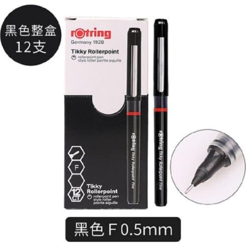Germany Original rotring Tikky rollerpoint fine pen F 0.5mm 12pcs/lot