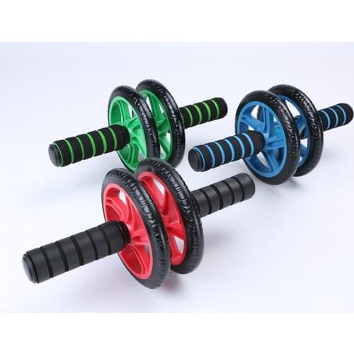 2019 New Abdominal Wheel No Noise Ab Roller With Mat Abdominal Trainer For Exercise Gym Fitness Equipment