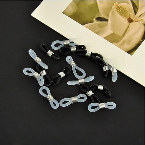 Wholesale Fashion Glasses Chain Rubber Ring Non Slip Connector DIY sunglasses Glasses Holder Necklace Chain Jewelry Findings