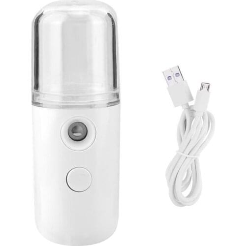 2019 Portable USB Rechargeable Face Mist Sprayer Humidifier Diffuser 30ml Water Tank