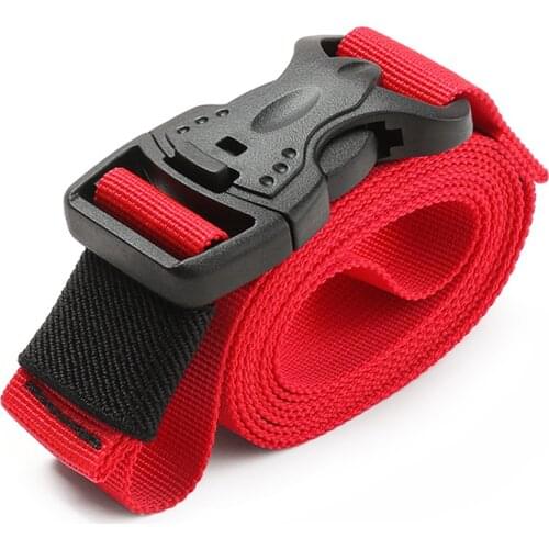 Durable Nylon Cargo Strap Luggage Fastener Travel Tied Cargo Luggage Lash Belt Outdoor Camp Quick Release Buckle Camping Tool