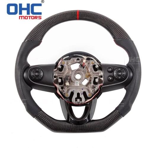 Carbon Fiber Steering Wheel for Mini Cooper Ergonomic & Fashion