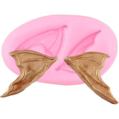 3D Halloween Bat Wings Silicone Mold Chocolate Fondant Molds Cake Decorating Tools DIY Baking Polymer Candy Clay Resin Moulds