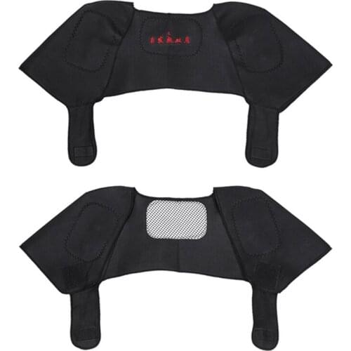 Tourmaline Magnetic Shoulder Heating Belt Therapy Neck Support Relieve Shoulder Neck Pain Improve Periarthritis Tourmaline Shoul