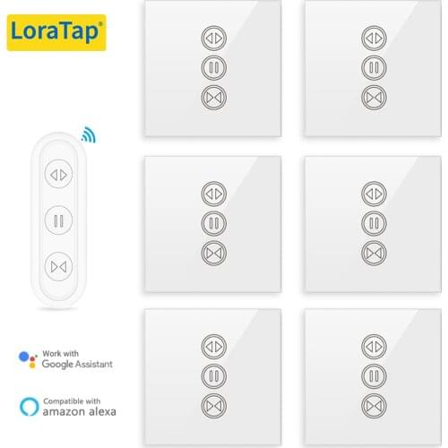 Tuya Smart Life Curtain Switch Remote Control Blinds Engine Roller Shutter RF+WIFI App Timer Google Home Aelxa Echo Smart Home