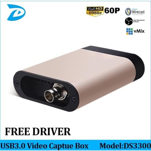 Full HD 1080P HD 3G SDI Capture Dongle USB3.0 Live Streaming Capture Card SDI To USB3.0 HD-SDI 3G-SDI Video Grabber WIN7 WIN10