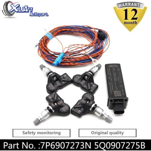 XUAN TPMS Tire Pressure Monitor Systems Sensor 7P6907273N 5Q0907275B For Volkswagen Mqb Touareg Audi A3 A6 A7 A8 11-17