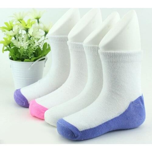 1 Pair children Socks Soft Polyester Infant Socks Kids Socks For girls Boys socks for 6-8 years old