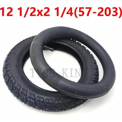 12 1/2X2 1/4 ( 57-203 ) Inner Tube Outer Tyre 12.5*2.125 INNOVA Tire for Gas&Electric Scooters E-Bike Baby Carriage Accessory