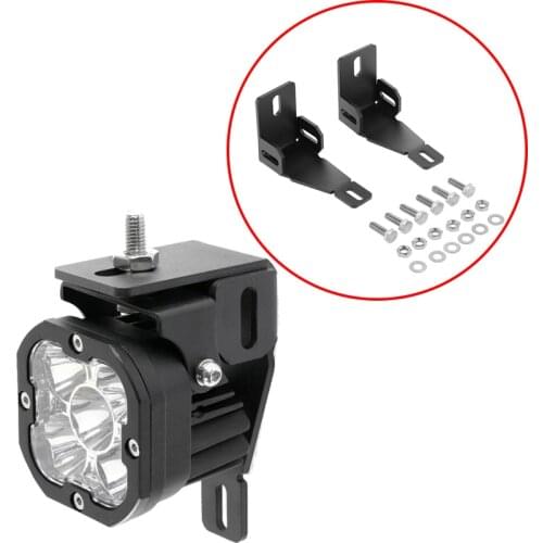 2Pcs Front Bumper Fog Lamp Mounting Bracket LED Working Light Spotlight Brackets for for Ford F250 F350 F450 1999-2016
