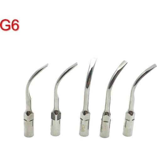 5Pcs Dental Ultrasonic Scaler Tips G6 fit Woodpecker EMS Handpiece Teeth Whitening Material