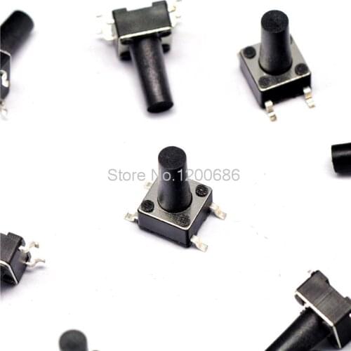 6 * 6 * 11MM touch switch patch 4 feet micro switch / button switch