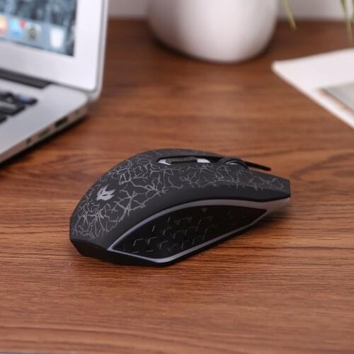 Wireless Gaming Mouse Rechargeable 2.4GHz Rechargeable Cordless Mice Wireless Computer Silent Gaming Mouse for Laptop