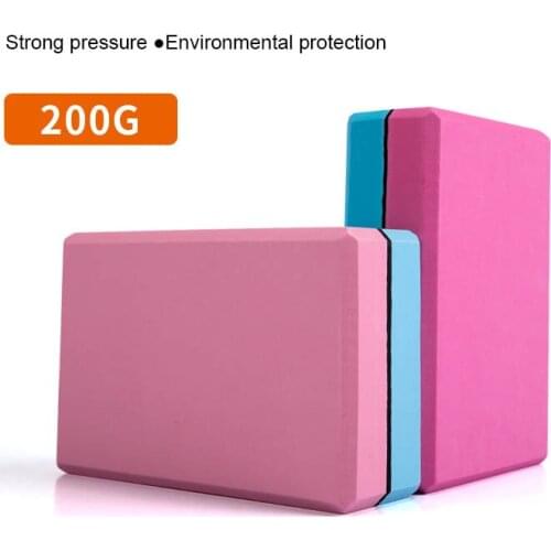 Yoga Block Props Foam Brick Stretching Aid Gym Pilates Yoga Block Exercise Fitness Sport EVA Yoga Brick 22.8*15.2*7.2cm