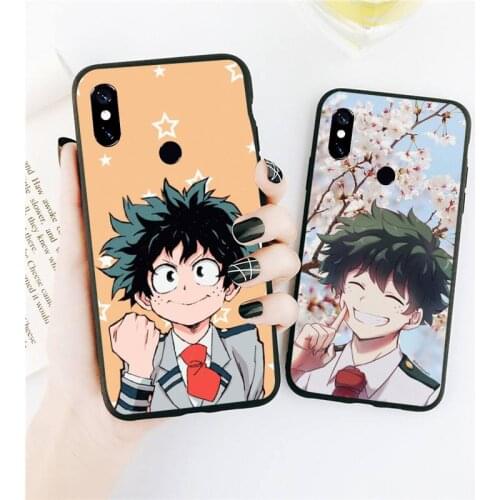 My Hero Academia deku bakugou Boku Phone Case For Xiaomi Redmi Note 4 4x 5 6 7 8 pro S2 PLUS 6A PRO funda hull coque shell