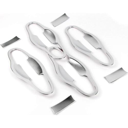 Chrome Door Handle Bowl Cavity Cover for Toyota RAV4 2013 2014 2015 2016 2017 2018