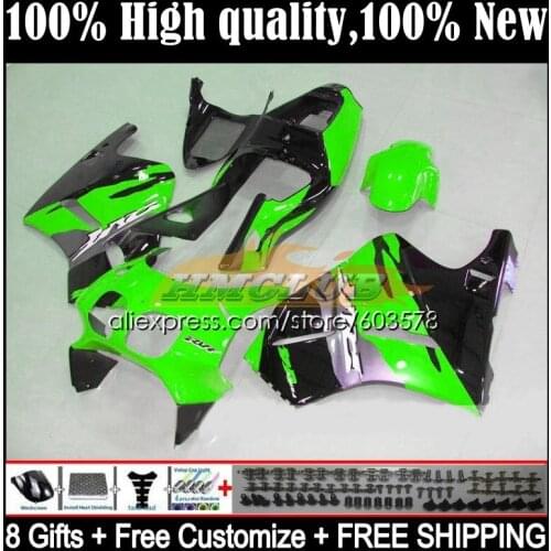 Body For HONDA VFR400 R V4 VFR400R 1989 1990 1991 1992 1993 35CL.122 RVF VFR 400 R RR CC NC30 89 90 91 92 93 Fairing green black