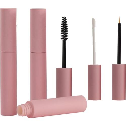 10ml Mini Pink Lip Gloss Tubes Empty Lip Balm Bottle Empty Eyeliner Mascara Cosmetic Container Packing Container 3 Styles