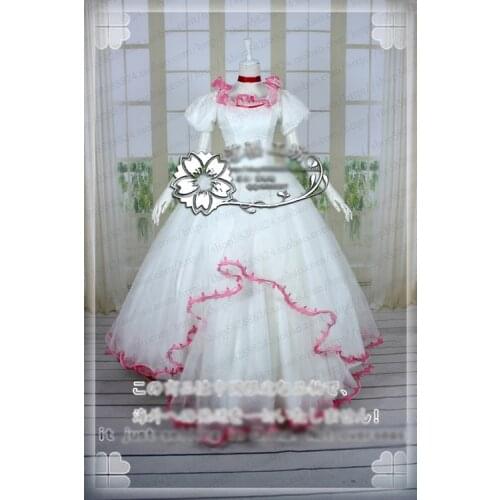 [Customize]Anime Card Captor Sakura Cosplay Costume Illustrations Lolita Dress Uniform Halloween Suit For Women Outfit New