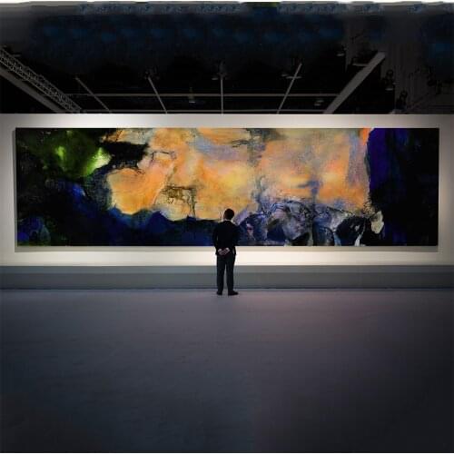 WANGART Large Wall Art abstract art larger picture Home Decor Canvas Painting Poster Print Wall Picture for Living Room