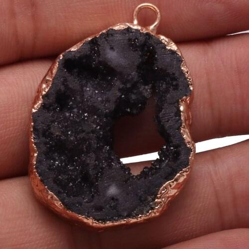 Natural Stone Irregular Agats Pendants Charms Stone Pendants for Jewelry Making DIY Necklace Size 30-35mm 40-45mm