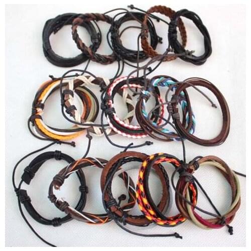 New Fashion Leather Bracelet Men Women NEW Jewelry fashion Leather Cute