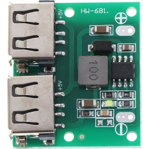 New 9V 12V 24V to 5V 3A Dual USB DC-DC Charger Power Supply Step Down Module